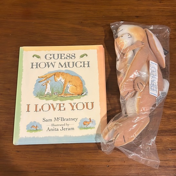 crocodile creek Other - Guess How Much I Love You Mcbratney hardcover US 1st ed stuffed rabbit hare